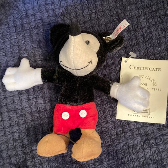Mickey Mouse Steiff Plush Doll Toy